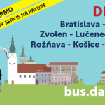 Ako sa dostať z Bratislavy do Nitry, Banskej Bystrice, Popradu, Prešova či Bardejova čo najvýhodnejšie?